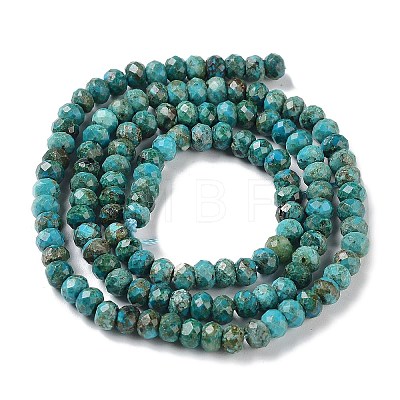 Natural Chrysocolla Beads Strands G-P514-C02-01-1