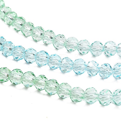 Transparent Painted Glass Beads Strands LS-DGLA-A034-T3mm-A16-1