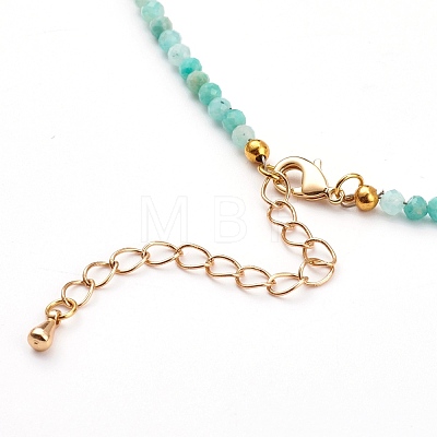 Natural Gemstone Beaded Necklaces NJEW-JN03315-1