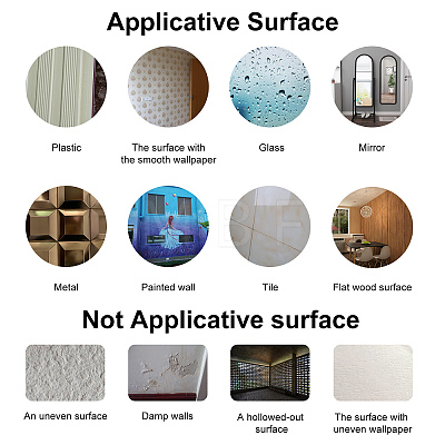 CREATCABIN Acrylic Self Adhesive Furniture Films DIY-CN0001-20A-1