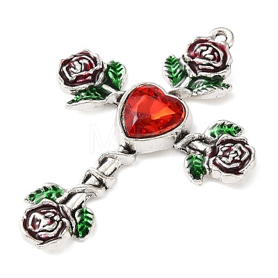 Easter Alloy with Enamel Big Pendants RB-C001-01A-1