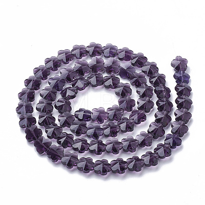 Transparent Glass Beads GLAA-Q066-10mm-C02-1