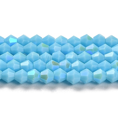 Opaque Solid Color Imitation Jade Glass Beads Strands LS-EGLA-A039-P4mm-L12-1