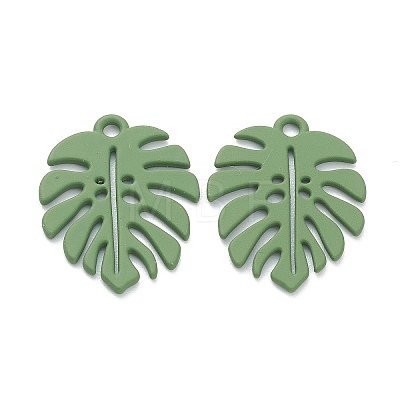 Baking Paint Alloy Pendants LS-ENAM-I051-01B-1