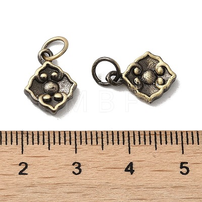 Tibetan Style Rack Plating Brass Pendants KK-Q805-14AB-1