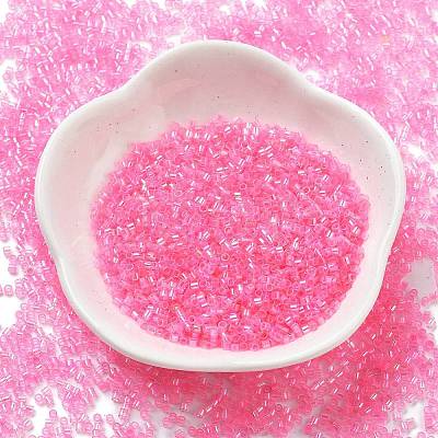 Transparent Colours Glass Seed Beads SEED-H003-01F-1