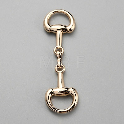 Alloy D Ring Snaffle Bit Buckles X-FIND-WH0152-347B-KCG-1