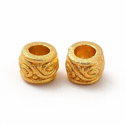 Rack Plating Alloy Beads PALLOY-A001-08MG-1