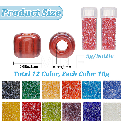 Glass Seed Beads SEED-SC0001-51B-02-1