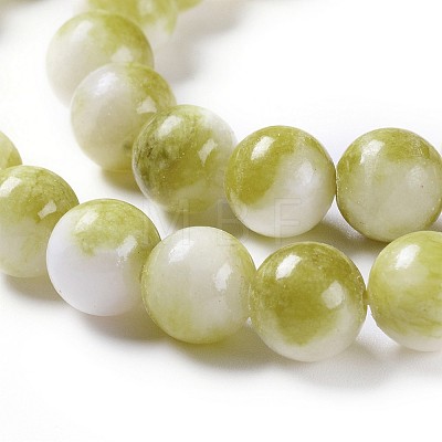 Natural Persian Jade Beads Strands G-D434-8mm-29-1