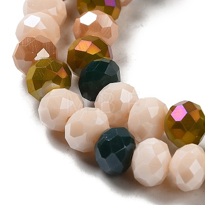 Glass Beads Strands EGLA-A034-M8mm-20-1