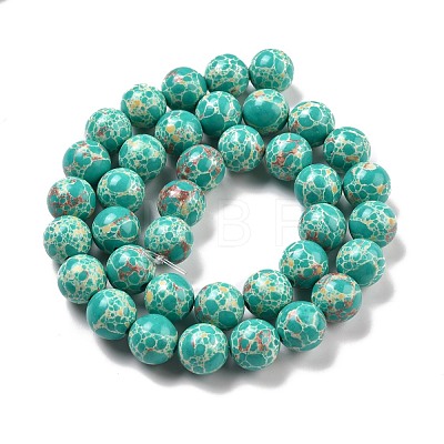Synthetic Imperial Jasper Beads Strands G-E568-01C-02-1