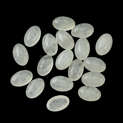 Natural White Jade Cabochons G-A094-01A-33-1