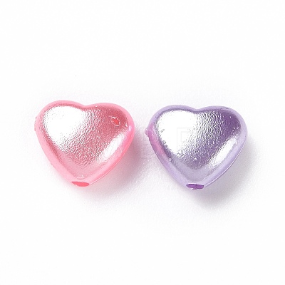 Imitation Pearl Acrylic Beads X-OACR-E013-31-1