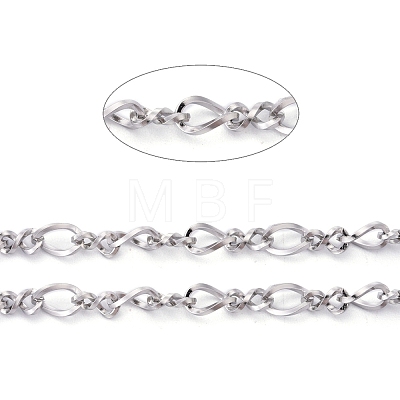 304 Stainless Steel Figaro Chains CHS-CJ0001-02-1