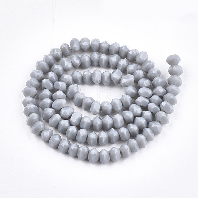 Solid Color Glass Beads Strands GLAA-T006-01B-05-1