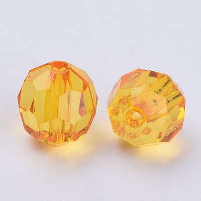 Transparent Acrylic Beads TACR-Q257-6mm-V-1