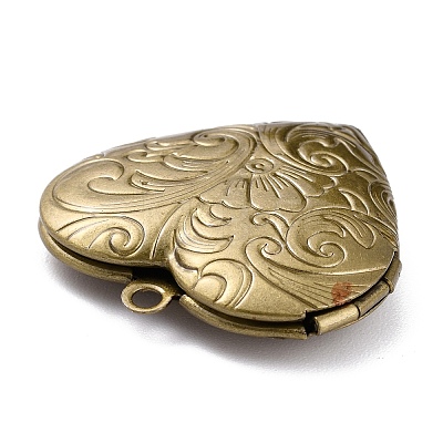 304 Stainless Steel Locket Pendants X-STAS-O147-02B-1