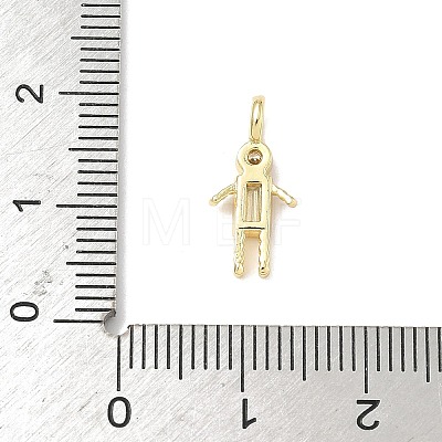 Brass Micro Pave Cubic Zirconia Pendants ZIRC-I356-17G-A07-1