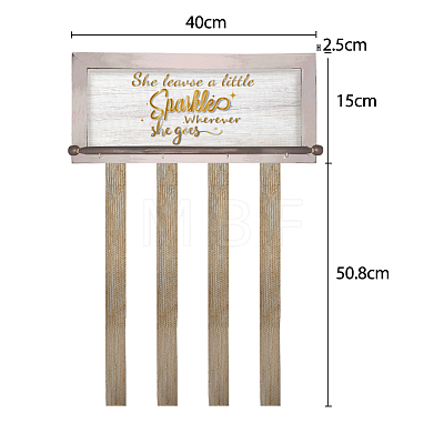 Wood Hanging Welcome Sign HJEW-WH0076-002-1