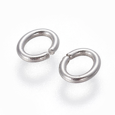 304 Stainless Steel Open Jump Rings X-STAS-I101-62P-1