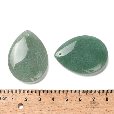 Natural Green Aventurine Pendants G-Z088-02A-1