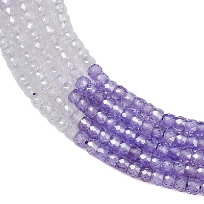 Cubic Zirconia Beads Strands ZIRC-P125-2x3mm-29-1