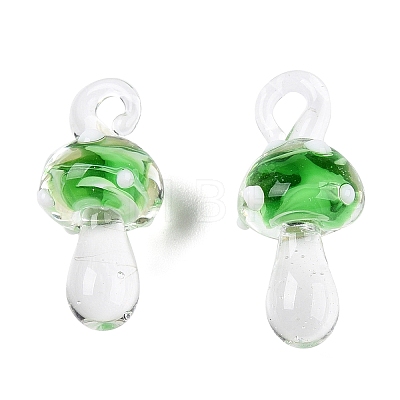 Handmade Lampwork Pendants LAMP-T021-14C-1