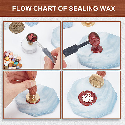 Wax Seal Stamp Set AJEW-WH0208-811-1