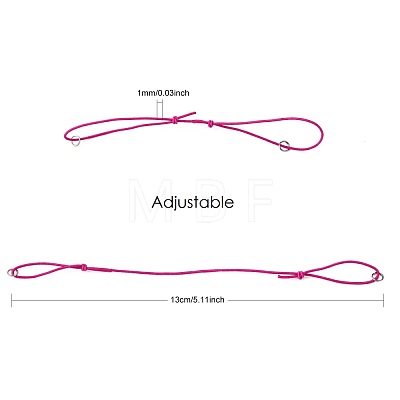 Adjustable Elastic Cord Bracelet Making AJEW-JB00008-07-1