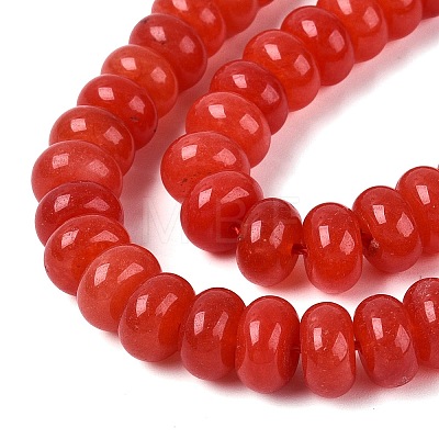 Natural White Jade Beads Strands G-Q613-01F-30-1