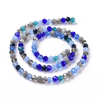 Glass Beads Strands X-GLAA-E036-09H-1