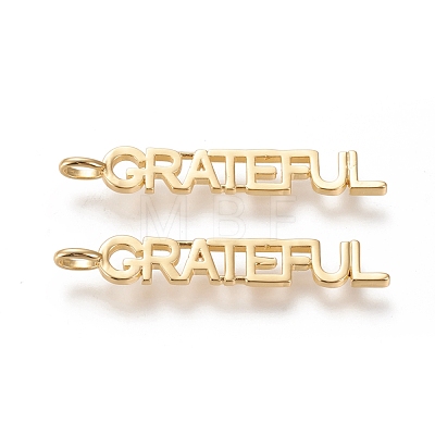 Brass Pendants KK-L188-21G-1
