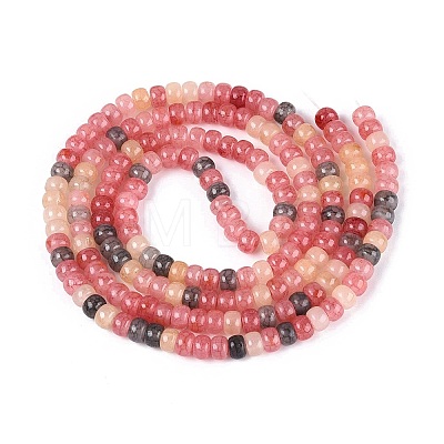 Ombre Effect Dyed Glass Beads Strands GLAA-Q106-05A-A10-1