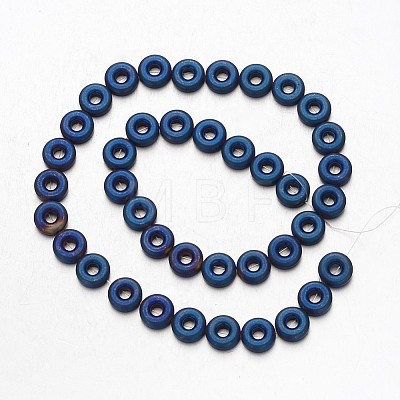 Electroplate Non-magnetic Synthetic Hematite Beads Strands G-F300-03A-F05-1