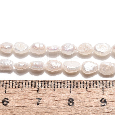 Natural Cultured Freshwater Pearl Beads Strands X-PEAR-N014-03H-01-1