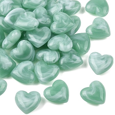 Opaque Acrylic Beads OACR-Z036-01A-01-1