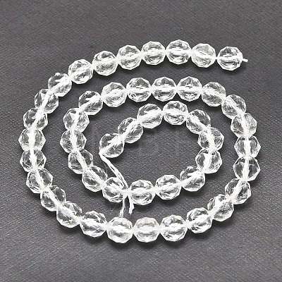 Natural Quartz Crystal Beads Strands G-F715-002-1