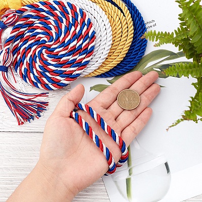 Polyester Graduation Honor Rope AJEW-NB0001-60-1