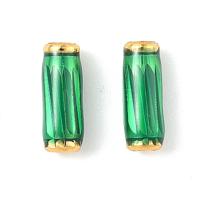 Brass Enamel Beads KK-K364-19G-1