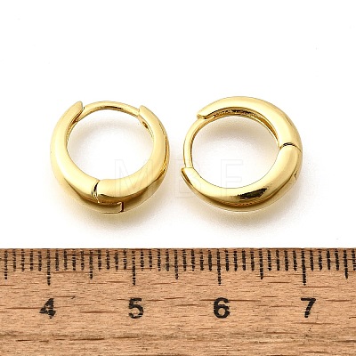 Brass Chunky Hoop Earrings for Women EJEW-G297-20G-1