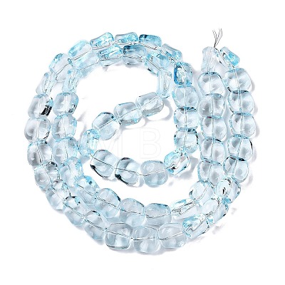 Electroplate Glass Beads Strands EGLA-N012-07I-1
