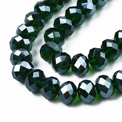 Glass Beads Strands X-GR12MMY-68L-1