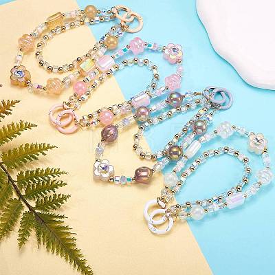 1Pc Acrylic Beaded Mobile Straps AJEW-SZ0002-82A-1