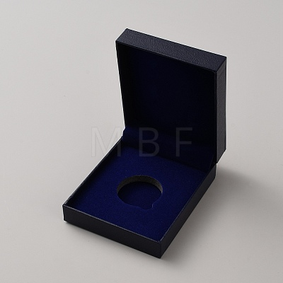 Imitation Leather Badge Packaging Boxes CON-WH0086-244C-1