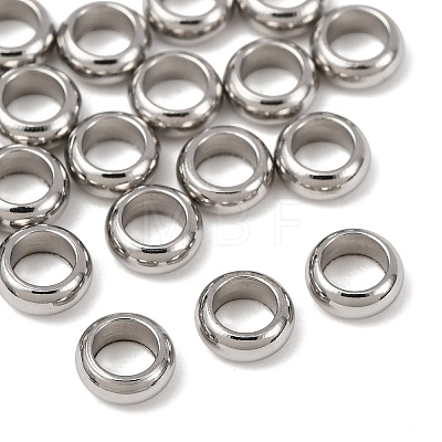 Tarnish Resistant Ring 304 Stainless Steel Spacer Beads STAS-N020-11-5mm-1