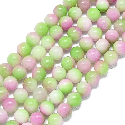 Natural Malaysia Jade Beads Strands G-B165-C08-8mm-1