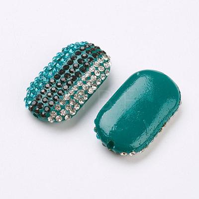 Resin Rhinestone Beads RESI-F011-A-1