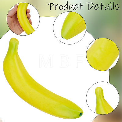Foam Simulation Fruit Banana AJEW-CN0007-15-1