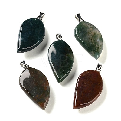 Natural Indian Agate Pendants GG-CBACB71-05P-07-1